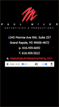 Mobile Screenshot of paulmilesadvertising.com