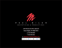 Tablet Screenshot of paulmilesadvertising.com